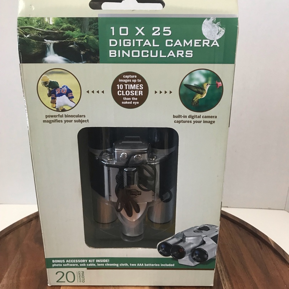 Innovage Outdoor Digital 10 x 25 Camera Binoculars